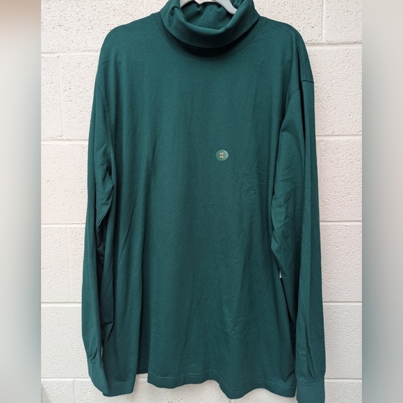 L. L. Bean size 2XLT turtle neck NWT in hunter green - Picture 1 of 13